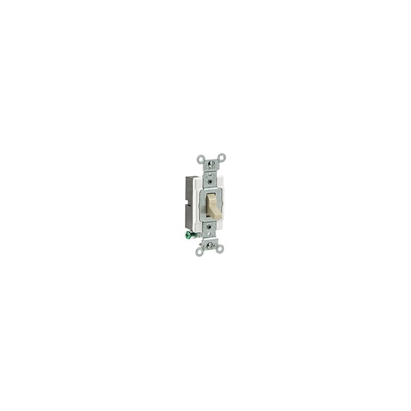 Leviton Wall Swtch, 1-Pole, Side, 120/277V, 20A, Ivry CS120-2I - main